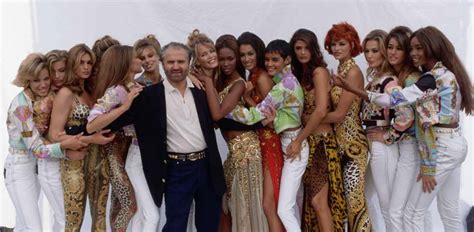 versace padre delle top model|gianni versace.